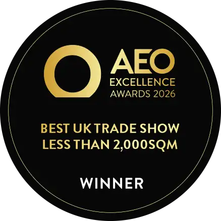 AEO awards26 WINNER best UK trade show less 200sqm
